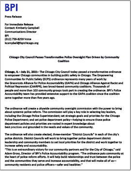 ECPS Press Release
